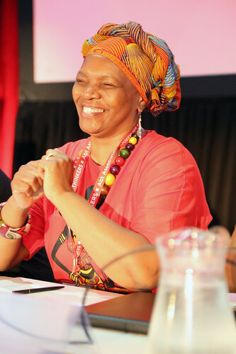 21st International AIDS Conference (AIDS 2016), Durban, South Africa.
Monday 18th July 2016, VENUE : Global Village - Room 1
GV MEET THE EXPERTS : GETTING A SEAT AT THE TABLE : YOUNG LEADERS SHARE THE HIGHS AND LOWS OF LEADERSHIP AND ACCOUNTABILITY (MOGS01)
Speaker : Linda Mafu (South Africa)
Photo©International AIDS Society/Abhi Indrarajan