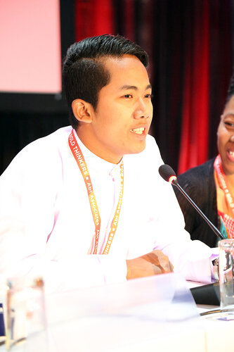 21st International AIDS Conference (AIDS 2016), Durban, South Africa.
Monday 18th July 2016, VENUE : Global Village - Room 1
GV MEET THE EXPERTS : GETTING A SEAT AT THE TABLE : YOUNG LEADERS SHARE THE HIGHS AND LOWS OF LEADERSHIP AND ACCOUNTABILITY (MOGS01)
Speaker : Myo Thet OO (Myanmar)
Photo©International AIDS Society/Abhi Indrarajan