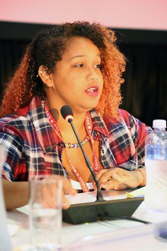 21st International AIDS Conference (AIDS 2016), Durban, South Africa.
Monday 18th July 2016, VENUE : Global Village - Room 1
GV MEET THE EXPERTS : GETTING A SEAT AT THE TABLE : YOUNG LEADERS SHARE THE HIGHS AND LOWS OF LEADERSHIP AND ACCOUNTABILITY (MOGS01)
Speaker : L'Orangelis Thomas Negron (Puerto Rico)
Photo©International AIDS Society/Abhi Indrarajan