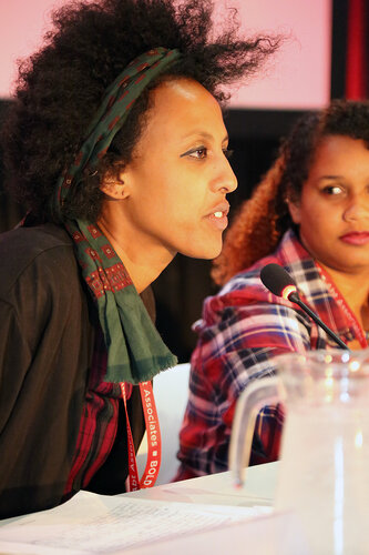 21st International AIDS Conference (AIDS 2016), Durban, South Africa.
Monday 18th July 2016, VENUE : Global Village - Room 1
GV MEET THE EXPERTS : GETTING A SEAT AT THE TABLE : YOUNG LEADERS SHARE THE HIGHS AND LOWS OF LEADERSHIP AND ACCOUNTABILITY (MOGS01)
Speaker : Meheret Melles (USA)
Photo©International AIDS Society/Abhi Indrarajan
