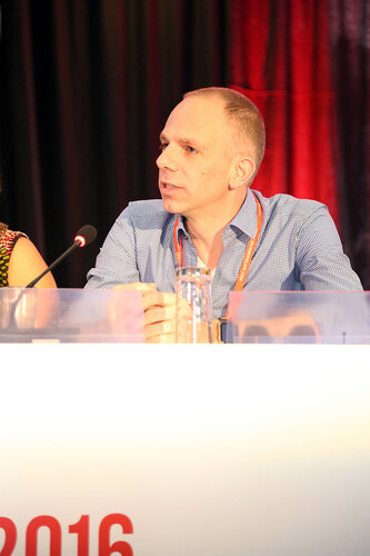 21st International AIDS Conference (AIDS 2016), Durban, South Africa.
Monday 18th July 2016, VENUE : Global Village - Room 1
GV MEET THE EXPERTS : GETTING A SEAT AT THE TABLE : YOUNG LEADERS SHARE THE HIGHS AND LOWS OF LEADERSHIP AND ACCOUNTABILITY (MOGS01)
Speaker : Raoul Fransen Dos Santos (Netherlands)
Photo©International AIDS Society/Abhi Indrarajan