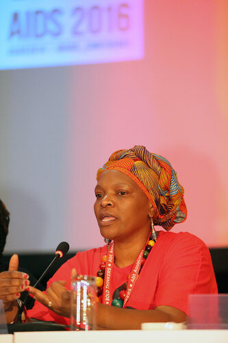 21st International AIDS Conference (AIDS 2016), Durban, South Africa.
Monday 18th July 2016, VENUE : Global Village - Room 1
GV MEET THE EXPERTS : GETTING A SEAT AT THE TABLE : YOUNG LEADERS SHARE THE HIGHS AND LOWS OF LEADERSHIP AND ACCOUNTABILITY (MOGS01)
Speaker : Linda Mafu (South Africa)
Photo©International AIDS Society/Abhi Indrarajan