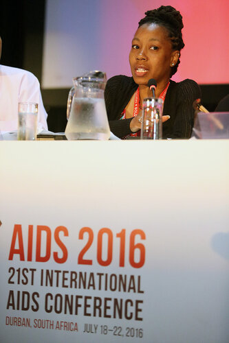 21st International AIDS Conference (AIDS 2016), Durban, South Africa.
Monday 18th July 2016, VENUE : Global Village - Room 1
GV MEET THE EXPERTS : GETTING A SEAT AT THE TABLE : YOUNG LEADERS SHARE THE HIGHS AND LOWS OF LEADERSHIP AND ACCOUNTABILITY (MOGS01)
Speaker : Ebony Johnson (USA)
Photo©International AIDS Society/Abhi Indrarajan