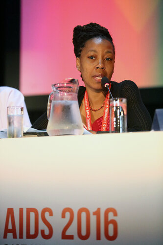 21st International AIDS Conference (AIDS 2016), Durban, South Africa.
Monday 18th July 2016, VENUE : Global Village - Room 1
GV MEET THE EXPERTS : GETTING A SEAT AT THE TABLE : YOUNG LEADERS SHARE THE HIGHS AND LOWS OF LEADERSHIP AND ACCOUNTABILITY (MOGS01)
Speaker : Ebony Johnson (USA)
Photo©International AIDS Society/Abhi Indrarajan