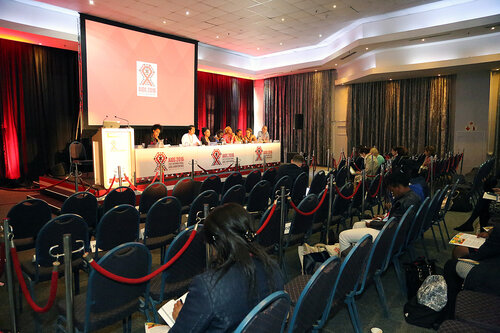 21st International AIDS Conference (AIDS 2016), Durban, South Africa.
Monday 18th July 2016, VENUE : Global Village - Room 1
GV MEET THE EXPERTS : GETTING A SEAT AT THE TABLE : YOUNG LEADERS SHARE THE HIGHS AND LOWS OF LEADERSHIP AND ACCOUNTABILITY (MOGS01)
Audience Interacting
Photo©International AIDS Society/Abhi Indrarajan