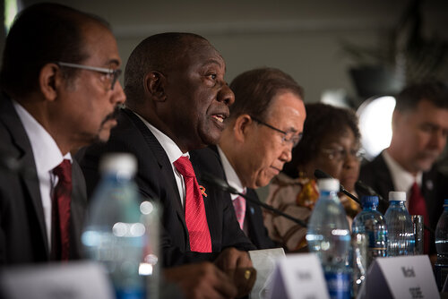 21st International AIDS Conference (AIDS 2016), Durban, South Africa. Photo shows: Official AIDS 2016 Opening Press Conference. Photo©International AIDS Society/Marcus Rose