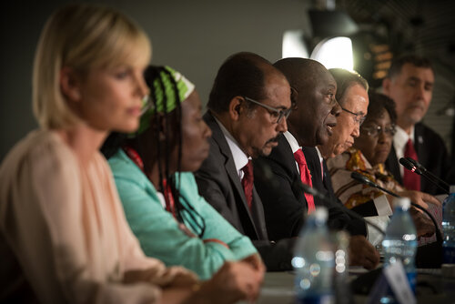 21st International AIDS Conference (AIDS 2016), Durban, South Africa. Photo shows: Official AIDS 2016 Opening Press Conference. Photo©International AIDS Society/Marcus Rose
