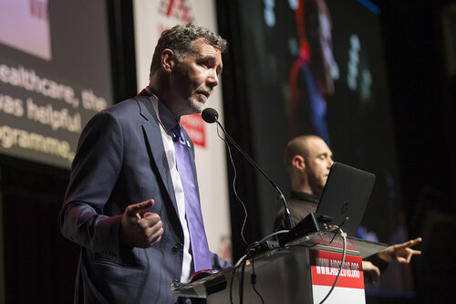 21st International AIDS Conference (AIDS 2016), Durban, South Africa.
Rapporteur & Closing Session (FRPL0208)
Closing remarks 
Chris Beyrer, Johns Hopkins University, United States, 22 July, 2016.
Photo©International AIDS Society/Rogan Ward