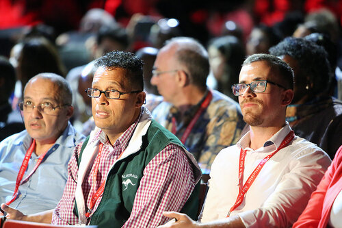 21st International AIDS Conference (AIDS 2016), Durban, South Africa.
Rapporteur & Closing Session
Friday 22nd July 2016 : Venue - Durban ICC - Session Room 1
Audience
Photo©International AIDS Society/Abhi Indrarajan