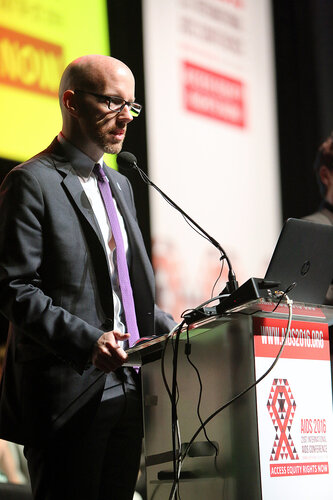 21st International AIDS Conference (AIDS 2016), Durban, South Africa.
Rapporteur & Closing Session
Friday 22nd July 2016 : Venue - Durban ICC - Session Room 1
Owen Ryan, International AIDS Society, Switzerland 
Photo©International AIDS Society/Abhi Indrarajan