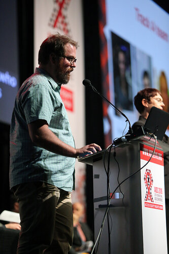21st International AIDS Conference (AIDS 2016), Durban, South Africa.
Rapporteur & Closing Session
Friday 22nd July 2016 : Venue - Durban ICC - Session Room 1
Lyle McKinnon, Centre for the AIDS Programme of Research in South Africa (CAPRISA), South Africa 
Photo©International AIDS Society/Abhi Indrarajan