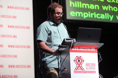 21st International AIDS Conference (AIDS 2016), Durban, South Africa.
Rapporteur & Closing Session
Friday 22nd July 2016 : Venue - Durban ICC - Session Room 1
Lyle McKinnon, Centre for the AIDS Programme of Research in South Africa (CAPRISA), South Africa 
Photo©International AIDS Society/Abhi Indrarajan