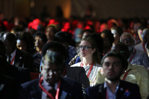 21st International AIDS Conference (AIDS 2016), Durban, South Africa.
Rapporteur & Closing Session
Friday 22nd July 2016 : Venue - Durban ICC - Session Room 1
Audience
Photo©International AIDS Society/Abhi Indrarajan