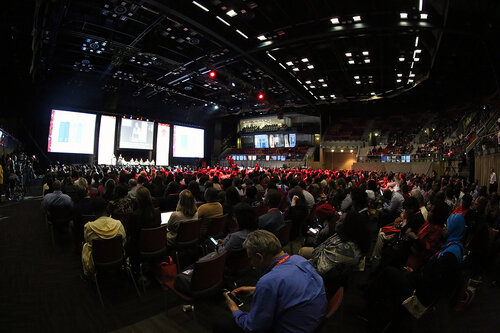 21st International AIDS Conference (AIDS 2016), Durban, South Africa.
Rapporteur & Closing Session
Friday 22nd July 2016 : Venue - Durban ICC - Session Room 1
Audience
Photo©International AIDS Society/Abhi Indrarajan