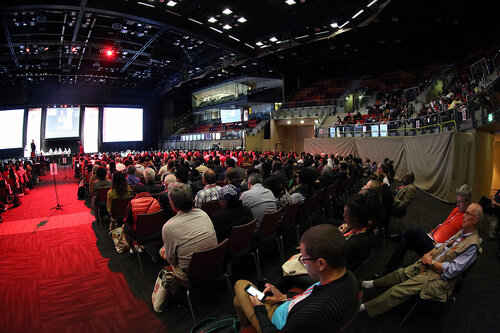 21st International AIDS Conference (AIDS 2016), Durban, South Africa.
Rapporteur & Closing Session
Friday 22nd July 2016 : Venue - Durban ICC - Session Room 1
Audience
Photo©International AIDS Society/Abhi Indrarajan