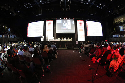 21st International AIDS Conference (AIDS 2016), Durban, South Africa.
Rapporteur & Closing Session
Friday 22nd July 2016 : Venue - Durban ICC - Session Room 1
Audience
Photo©International AIDS Society/Abhi Indrarajan