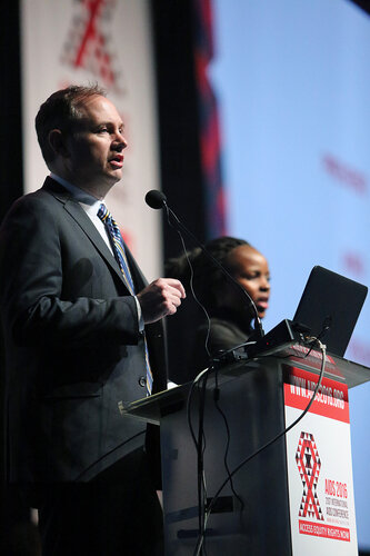 21st International AIDS Conference (AIDS 2016), Durban, South Africa.
Rapporteur & Closing Session
Friday 22nd July 2016 : Venue - Durban ICC - Session Room 1
Patrick Sullivan, Emory University, United States 
Photo©International AIDS Society/Abhi Indrarajan