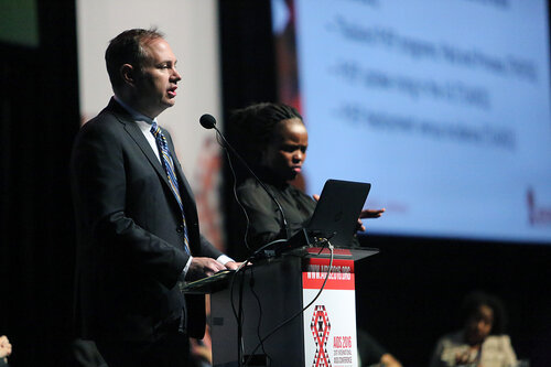 21st International AIDS Conference (AIDS 2016), Durban, South Africa.
Rapporteur & Closing Session
Friday 22nd July 2016 : Venue - Durban ICC - Session Room 1
Patrick Sullivan, Emory University, United States 
Photo©International AIDS Society/Abhi Indrarajan