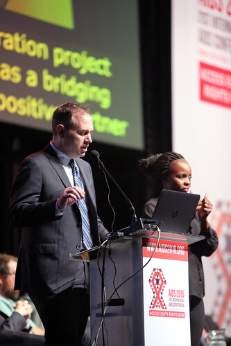 21st International AIDS Conference (AIDS 2016), Durban, South Africa.
Rapporteur & Closing Session
Friday 22nd July 2016 : Venue - Durban ICC - Session Room 1
Patrick Sullivan, Emory University, United States 
Photo©International AIDS Society/Abhi Indrarajan