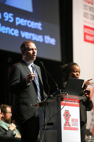 21st International AIDS Conference (AIDS 2016), Durban, South Africa.
Rapporteur & Closing Session
Friday 22nd July 2016 : Venue - Durban ICC - Session Room 1
Patrick Sullivan, Emory University, United States 
Photo©International AIDS Society/Abhi Indrarajan
