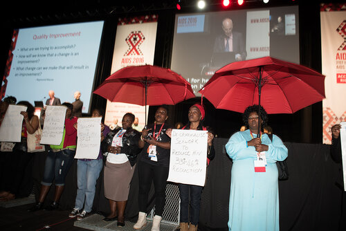 21st International AIDS Conference (AIDS2016), Durban, South Africa. Photo shows: Closing Plenary. Photo©International AIDS Society/Marcus Rose