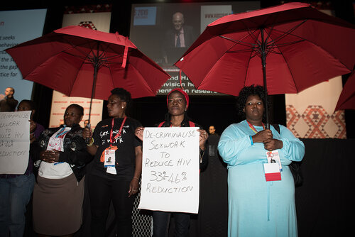 21st International AIDS Conference (AIDS2016), Durban, South Africa. Photo shows: Closing Plenary. Photo©International AIDS Society/Marcus Rose