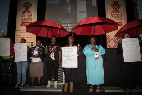 21st International AIDS Conference (AIDS2016), Durban, South Africa. Photo shows: Closing Plenary. Photo©International AIDS Society/Marcus Rose