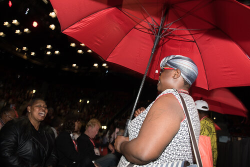 21st International AIDS Conference (AIDS2016), Durban, South Africa. Photo shows: Closing Plenary. Photo©International AIDS Society/Marcus Rose