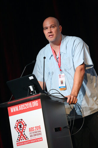 21st International AIDS Conference (AIDS 2016), Durban, South Africa.
AIDS 2016 Pre-Conference Report Back (FRSS02)
Friday 22nd July 2016 : Venue - Durban ICC - Session Room 7
Pato Hebert, MSMGF, United States 
Photo©International AIDS Society/Abhi Indrarajan