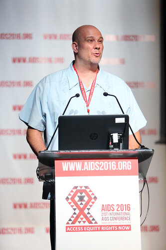 21st International AIDS Conference (AIDS 2016), Durban, South Africa.
AIDS 2016 Pre-Conference Report Back (FRSS02)
Friday 22nd July 2016 : Venue - Durban ICC - Session Room 7
Pato Hebert, MSMGF, United States 
Photo©International AIDS Society/Abhi Indrarajan