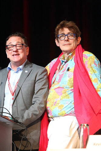 21st International AIDS Conference (AIDS 2016), Durban, South Africa.
AIDS 2016 Pre-Conference Report Back (FRSS02)
Friday 22nd July 2016 : Venue - Durban ICC - Session Room 7
Kevin Osborne and Julian Vincent Hows
Photo©International AIDS Society/Abhi Indrarajan