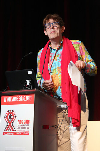21st International AIDS Conference (AIDS 2016), Durban, South Africa.
AIDS 2016 Pre-Conference Report Back (FRSS02)
Friday 22nd July 2016 : Venue - Durban ICC - Session Room 7
Julian Vincent Hows, GNP+, Netherlands 
Photo©International AIDS Society/Abhi Indrarajan
