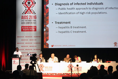 21st International AIDS Conference (AIDS 2016), Durban, South Africa.
AIDS 2016 Pre-Conference Report Back (FRSS02)
Friday 22nd July 2016 : Venue - Durban ICC - Session Room 7
The Panel
Photo©International AIDS Society/Abhi Indrarajan