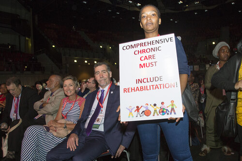 21st International AIDS Conference (AIDS 2016), Durban, South Africa.
How do we get there? (FRPL01)
Award Presentation: Global Pediatric Antiretroviral Commitment-to-Action 
Luiz Loures, UNAIDS, Switzerland speaks, 21 July, 2016.
Photo©International AIDS Society/Rogan Ward