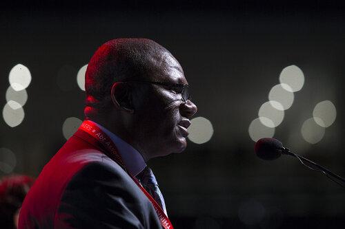 21st International AIDS Conference (AIDS 2016), Durban, South Africa.
How do we get there? (FRPL01)
Award Presentation: Global Pediatric Antiretroviral Commitment-to-Action 
Luiz Loures, UNAIDS, Switzerland speaks, 21 July, 2016.
Photo©International AIDS Society/Rogan Ward