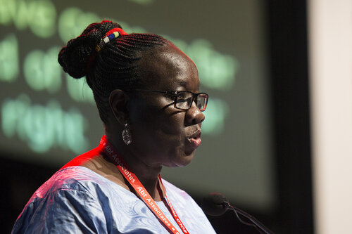 21st International AIDS Conference (AIDS 2016), Durban, South Africa.
How do we get there? (FRPL0103)
A Lifetime of Support: How We Ended Paediatric AIDS 
Dorothy Mbori-Ngacha, UNICEF, Nigeria speaks, 21 July, 2016.
Photo©International AIDS Society/Rogan Ward