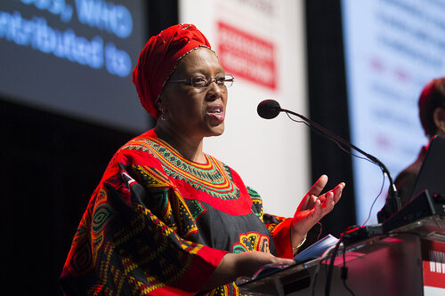 21st International AIDS Conference (AIDS 2016), Durban, South Africa.
How do we get there? (FRPL0104)
Essential Medicines, Intellectual Property and Access 
Precious Matsotso, Department of Health, South Africa speaks, 21 July, 2016.
Photo©International AIDS Society/Rogan Ward