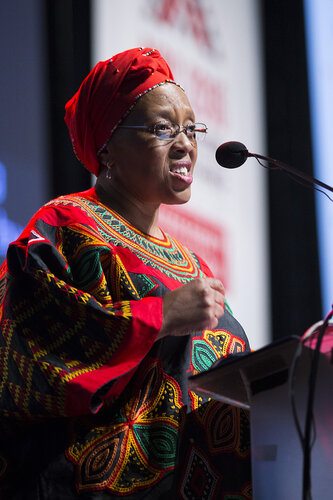 21st International AIDS Conference (AIDS 2016), Durban, South Africa.
How do we get there? (FRPL0104)
Essential Medicines, Intellectual Property and Access 
Precious Matsotso, Department of Health, South Africa speaks, 21 July, 2016.
Photo©International AIDS Society/Rogan Ward