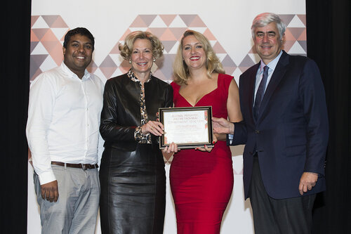 21st International AIDS Conference (AIDS 2016), Durban, South Africa.
How do we get there? (FRPL0102)
Award Presentation: Global Pediatric Antiretroviral Commitment-to-Action Public Recognition Award, 21 July, 2016.
Photo©International AIDS Society/Rogan Ward