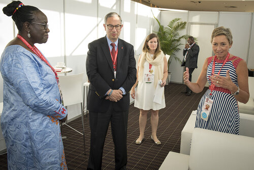 21st International AIDS Conference (AIDS 2016), Durban, South Africa.
Photo shows backstage before the Friday Plenary.
Photo©International AIDS Society/Steve Forrest/Workers' Photos