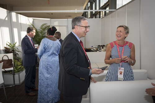 21st International AIDS Conference (AIDS 2016), Durban, South Africa.
Photo shows backstage before the Friday Plenary.
Photo©International AIDS Society/Steve Forrest/Workers' Photos