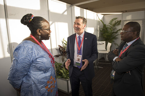 21st International AIDS Conference (AIDS 2016), Durban, South Africa.
Photo shows backstage before the Friday Plenary.
Photo©International AIDS Society/Steve Forrest/Workers' Photos