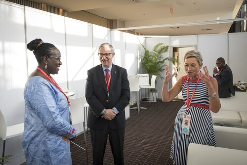21st International AIDS Conference (AIDS 2016), Durban, South Africa.
Photo shows backstage before the Friday Plenary.
Photo©International AIDS Society/Steve Forrest/Workers' Photos