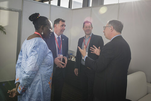 21st International AIDS Conference (AIDS 2016), Durban, South Africa.
Photo shows backstage before the Friday Plenary.
Photo©International AIDS Society/Steve Forrest/Workers' Photos