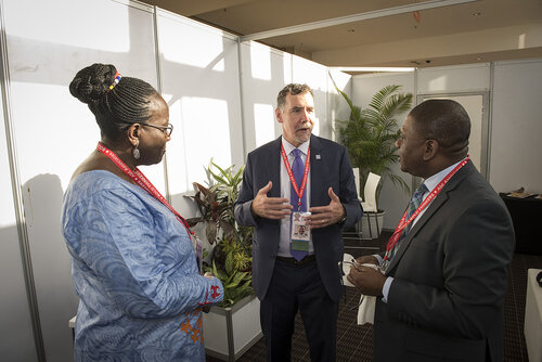21st International AIDS Conference (AIDS 2016), Durban, South Africa.
Photo shows backstage before the Friday Plenary.
Photo©International AIDS Society/Steve Forrest/Workers' Photos