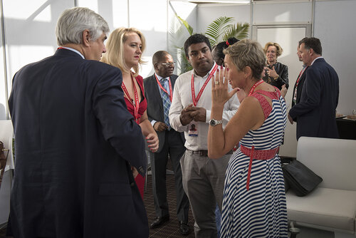 21st International AIDS Conference (AIDS 2016), Durban, South Africa.
Photo shows backstage before the Friday Plenary.
Photo©International AIDS Society/Steve Forrest/Workers' Photos