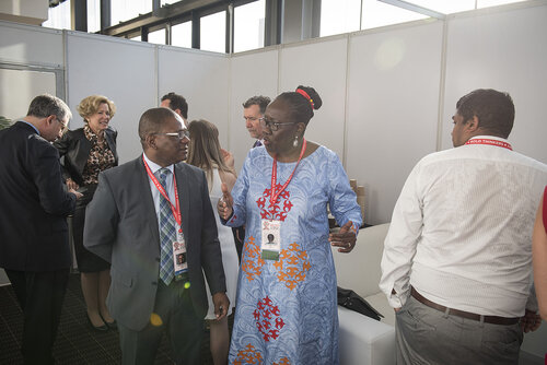 21st International AIDS Conference (AIDS 2016), Durban, South Africa.
Photo shows backstage before the Friday Plenary.
Photo©International AIDS Society/Steve Forrest/Workers' Photos