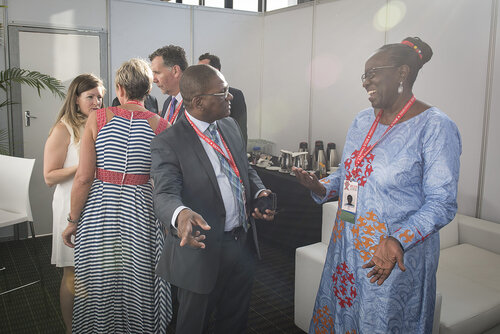 21st International AIDS Conference (AIDS 2016), Durban, South Africa.
Photo shows backstage before the Friday Plenary.
Photo©International AIDS Society/Steve Forrest/Workers' Photos