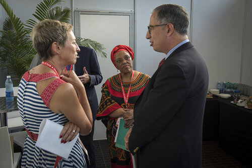 21st International AIDS Conference (AIDS 2016), Durban, South Africa.
Photo shows backstage before the Friday Plenary.
Photo©International AIDS Society/Steve Forrest/Workers' Photos