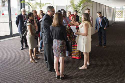 21st International AIDS Conference (AIDS 2016), Durban, South Africa.
Photo shows backstage before the Friday Plenary.
Photo©International AIDS Society/Steve Forrest/Workers' Photos
